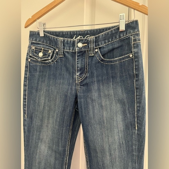 INC women’s jeans W 30 L 31 regular fit boot leg blue - Picture 3 of 6